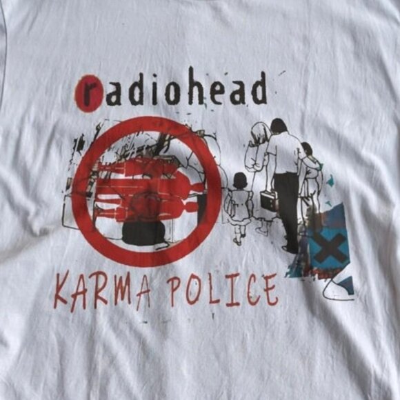 Radiohead Retro Graphic Rock Band Unisex Streetwear Music Fan T-Shirt 89 - Picture 2 of 5